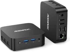 Acemagician Vista V1 Mini PC, IN11 Pro Intel Alder Lake-N97 (bis 3,6 GHz), 16 GB DDR4 1 TB SSD Micro Desktop Computer, HDMI + DP, USB 3.2