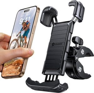 AndoBil 2025 Mobiltelefonhalter Fahrrad (Top-Arbeit) 165 km/h schocksicher