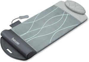 Beerer Mg 280 Yoga und Stretchmatte für Muskeldehnung und Entspannung, Massagematte für Nacken, Schultern und Rücken, falten, 1 Stück (Packung von 1), grau