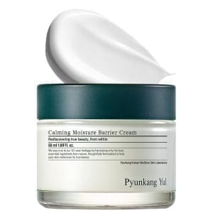 (PKY) Pyunkang Yul beruhigende Feuchtigkeitsbarrierecreme, Feuchtigkeitscreme, sofort beruhigende empfindliche Haut, Hyaluronsäure und Ceramid für Feuchtigkeit, vegan, koreanische Hautpflege, 50 ml