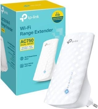 TP-Link Re190 AC750 Wireless Repeater 433 Mbit / s 5 GHz Weiß
